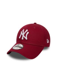 Czapka z daszkiem New Era 9FORTY MLB NY New York Yankees Bordowa - 80636012. Kolor: czerwony