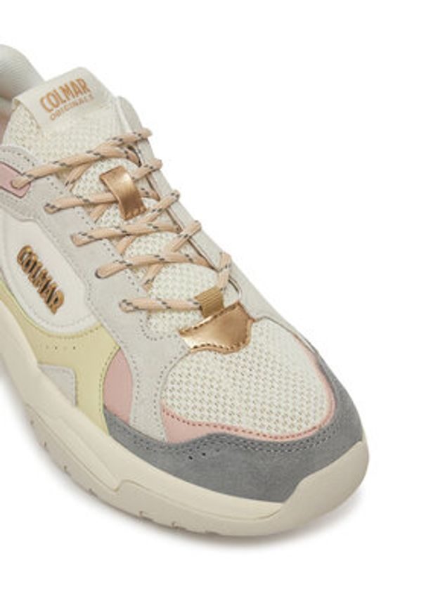 Colmar Sneakersy Tess SS25/144 Beżowy. Kolor: beżowy. Materiał: zamsz, skóra