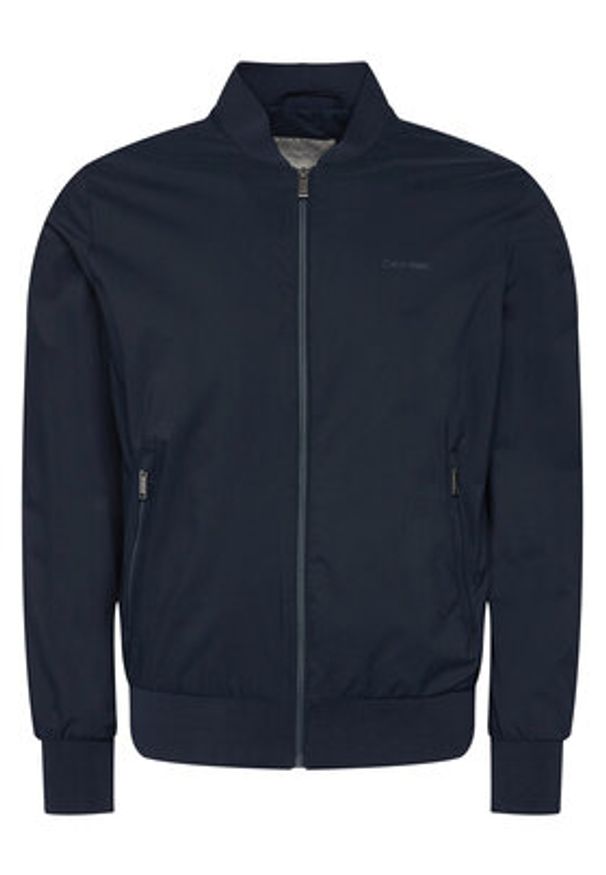 Calvin Klein Kurtka bomber LV040FM512 Granatowy Regular Fit. Kolor: niebieski. Materiał: syntetyk