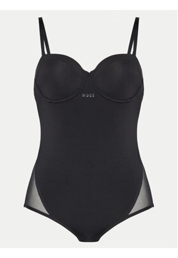 BOSS - Boss Body Audrey 50515517 Czarny Slim Fit. Kolor: czarny. Materiał: syntetyk