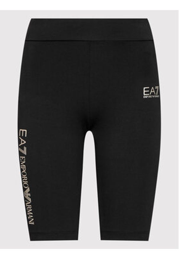 EA7 Emporio Armani Kolarki 6LTS51 TJ01Z 0200 Czarny Slim Fit. Kolor: czarny. Materiał: bawełna