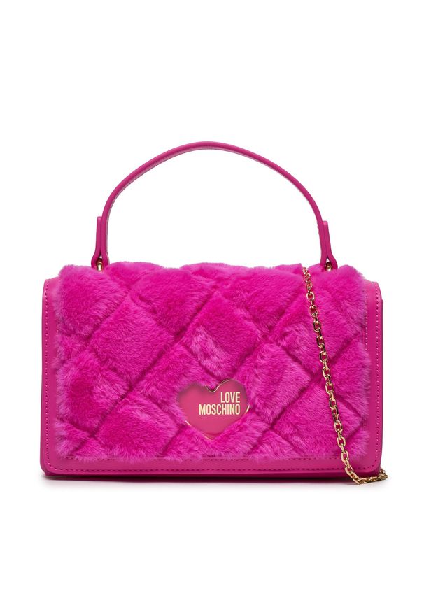 Love Moschino - Torebka LOVE MOSCHINO JC4295PP0HKU160B Fuxia. Kolor: różowy. Materiał: skórzane