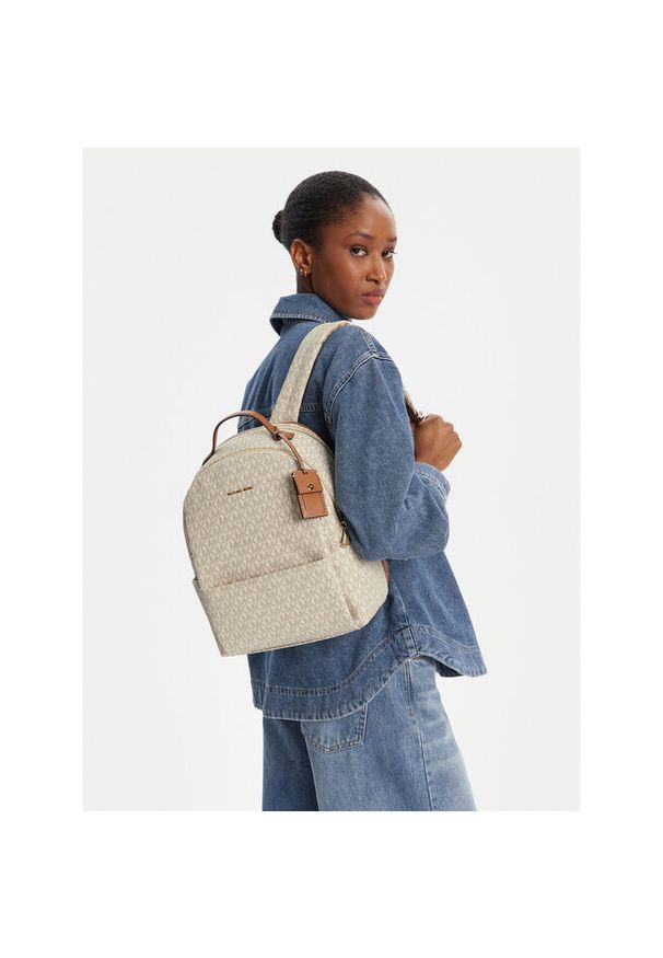 Plecak MICHAEL Michael Kors. Kolor: beżowy