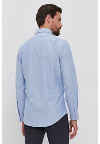Polo Ralph Lauren - Koszula bawełniana. Okazja: na co dzień. Typ kołnierza: polo. Kolor: niebieski. Materiał: bawełna. Długość rękawa: długi rękaw. Długość: długie. Wzór: gładki, aplikacja. Styl: casual #3