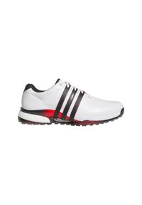 Adidas - Buty do golfa bez kolców adidas Tour360 25. Kolor: czerwony, biały, wielokolorowy. Sport: golf