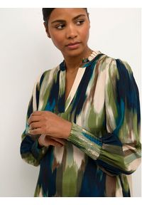 Kaffe Sukienka koszulowa Drylia 10507646 Kolorowy Loose Fit. Materiał: wiskoza. Wzór: kolorowy. Typ sukienki: koszulowe #4