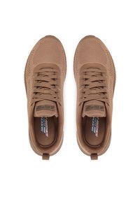 skechers - Skechers Sneakersy Bobs Squad Chaos-Face Off 117209/CLAY Brązowy. Kolor: brązowy. Materiał: materiał