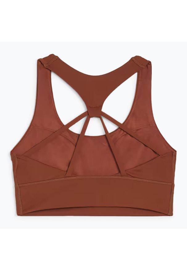 Puma - Biustonosz PUMA 4Keepers Evolve Longline. Kolor: brązowy. Sport: fitness