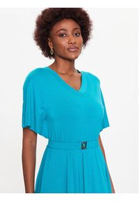 Liu Jo Beachwear Sukienka letnia VA3092 J5360 Niebieski Regular Fit. Kolor: niebieski. Materiał: wiskoza. Sezon: lato #3