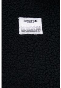 Resteröds Kurtka męska kolor czarny przejściowa. Kolor: czarny. Materiał: tkanina. Długość rękawa: raglanowy rękaw. Wzór: gładki #2