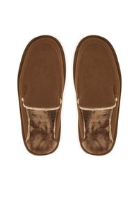 BOSS Kapcie Home 50552598 Brązowy. Kolor: brązowy. Materiał: materiał #5