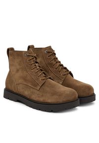 Birkenstock Trapery Highwood Lace Mid M 1030965 Brązowy. Kolor: brązowy. Materiał: zamsz, skóra #3
