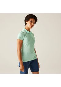 Regatta - Damska koszulka turystyczna polo Maverick V. Typ kołnierza: polo. Kolor: biały. Materiał: materiał. Sport: turystyka piesza #1