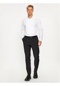 Karl Lagerfeld - KARL LAGERFELD Koszula 605127 534699 Biały Modern Fit. Typ kołnierza: dekolt w karo. Kolor: biały. Materiał: bawełna #3