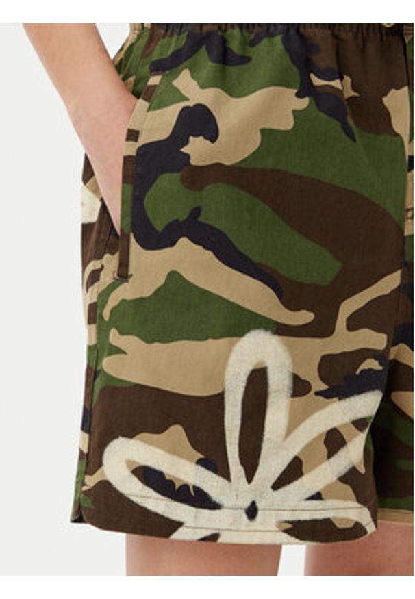 Filling Pieces Szorty sportowe 8829906 Zielony Regular Fit. Kolor: zielony. Materiał: bawełna