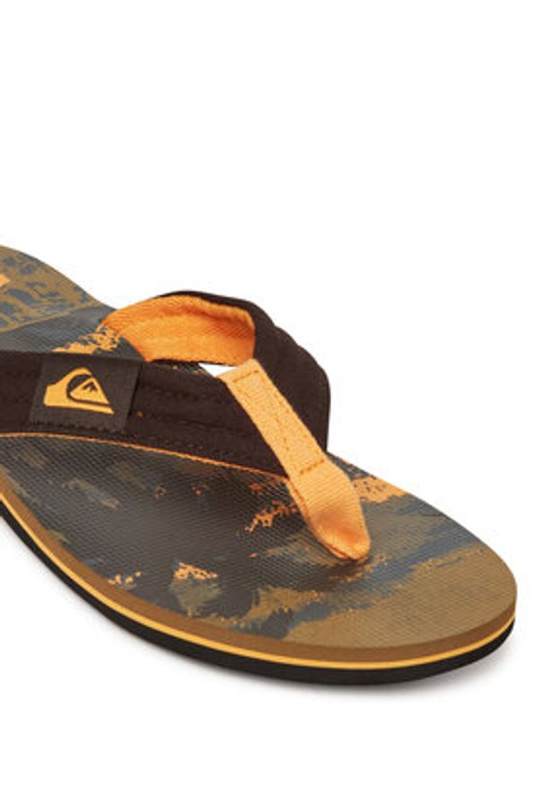 Quiksilver Japonki Molokai Layback AQYL101339 Zielony. Kolor: zielony. Materiał: materiał