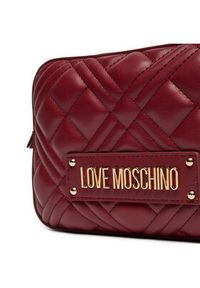 Love Moschino - LOVE MOSCHINO Torebka JC4150PP1LLA0552 Bordowy. Kolor: czerwony. Materiał: skórzane #3