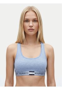 TOMMY HILFIGER - Tommy Hilfiger Biustonosz top UW0UW06221 Niebieski jasny. Kolor: niebieski. Materiał: bawełna #1