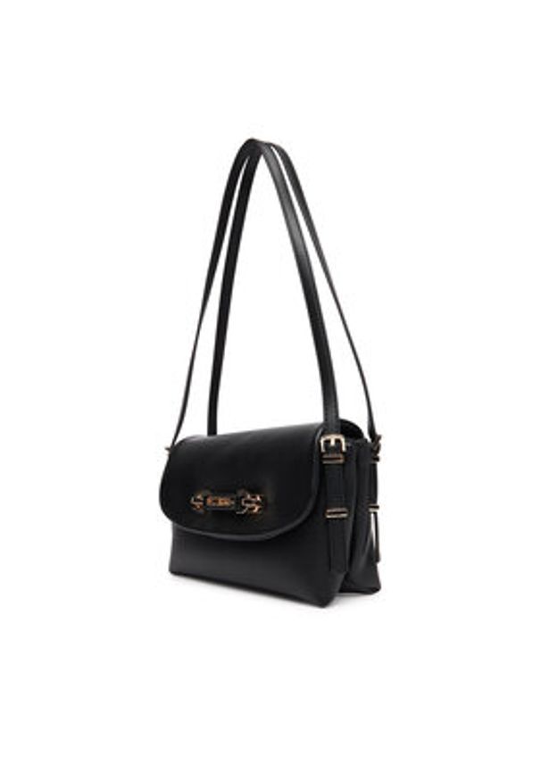 Guess Torebka Lefia HWBG96 44190 Czarny. Kolor: czarny. Materiał: skórzane