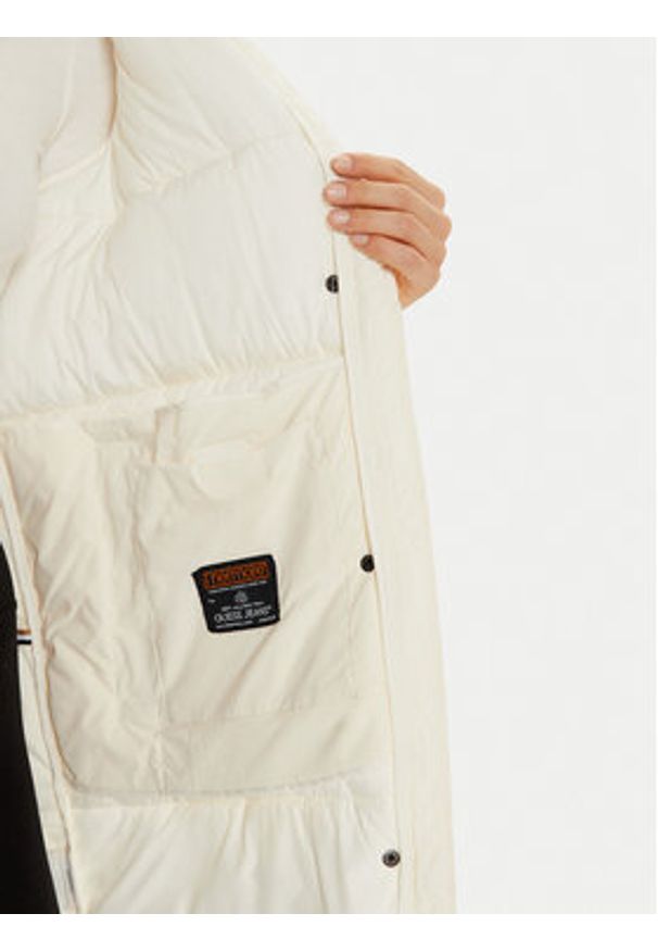 Guess Jeans Kurtka zimowa W4BL24 WGII2 Écru Regular Fit. Materiał: syntetyk. Sezon: zima