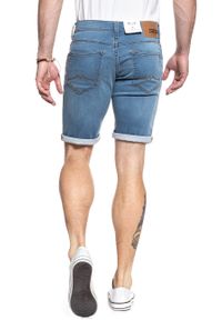 Mustang - SPODENKI MUSTANG Chicago Short DENIM BLUE 1007765 5000 312. Materiał: denim #3