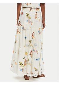 Seafolly Spódnica maxi Isla Palm 55397-SK Écru Regular Fit. Materiał: len #3