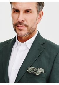 Pako Lorente - PAKO LORENTE – Gładka marynarka garniturowa w kolorze zielonym. Kolor: zielony. Materiał: poliester, wiskoza, elastan. Wzór: gładki #6