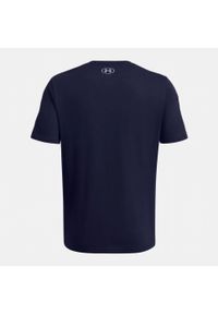 Under Armour - Koszulka fitness męska UNDER ARMOUR 1382915 z krótkim rękawem. Kolor: biały, niebieski, wielokolorowy. Długość rękawa: krótki rękaw. Długość: krótkie. Sport: fitness #2