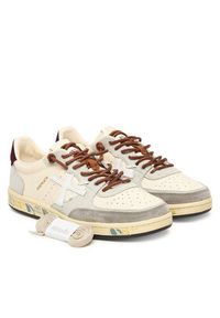 Premiata Sneakersy BSKT CLAY VAR 7616 Biały. Kolor: biały. Materiał: skóra