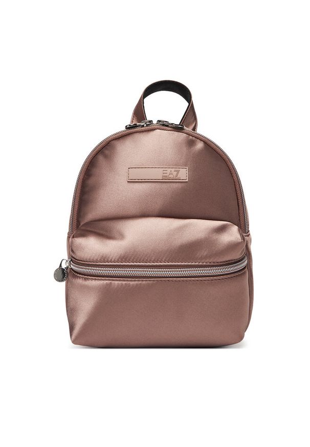 Plecak EA7 Emporio Armani. Kolor: beżowy