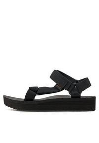 Teva Sandały Midform Universal 1090969 Czarny. Kolor: czarny. Materiał: materiał #2
