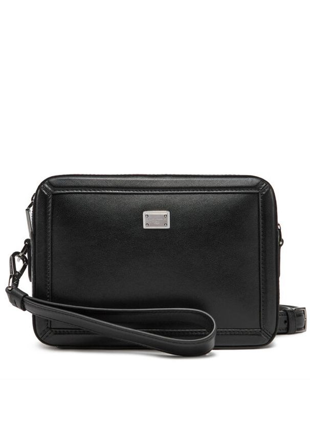 DOLCE & GABBANA - Dolce&Gabbana Saszetka BP3320 AV956 Czarny. Kolor: czarny. Materiał: skóra