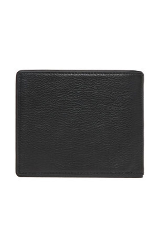 TOMMY HILFIGER - Tommy Hilfiger Duży Portfel Męski Th Corp Cc & Coin AM0AM13740 Czarny. Kolor: czarny. Materiał: skóra
