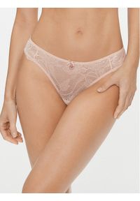 Emporio Armani Underwear Figi brazylijskie 164397 3F206 03050 Beżowy. Kolor: beżowy. Materiał: bawełna, syntetyk
