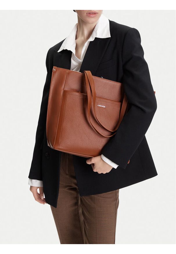 Lasocki Torebka C-LSK-L-001-08 Brązowy. Kolor: brązowy