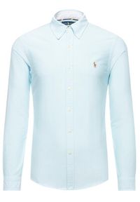 Polo Ralph Lauren Koszula Classics 710784299011 Błękitny Slim Fit. Typ kołnierza: polo. Kolor: niebieski. Materiał: bawełna #7