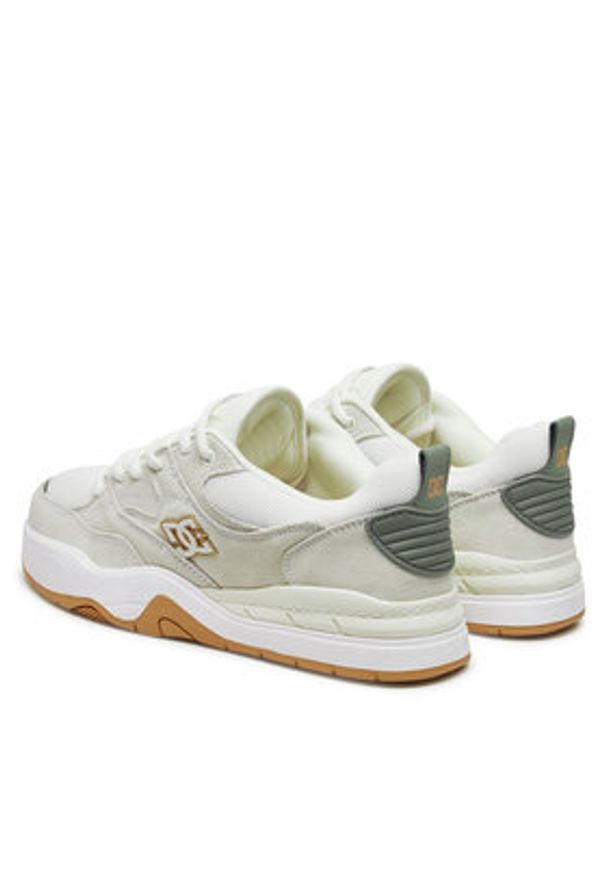 DC Sneakersy Dc Ascend ADYS100844-BO4 Biały. Kolor: biały. Materiał: skóra