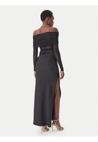 Eleh Sukienka wieczorowa SS260391 Czarny Slim Fit. Kolor: czarny. Materiał: syntetyk. Styl: wizytowy #3