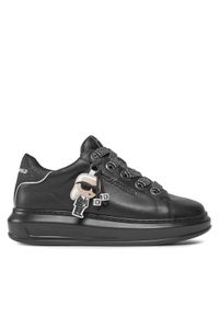 Karl Lagerfeld - KARL LAGERFELD Sneakersy KL62576N Czarny. Kolor: czarny