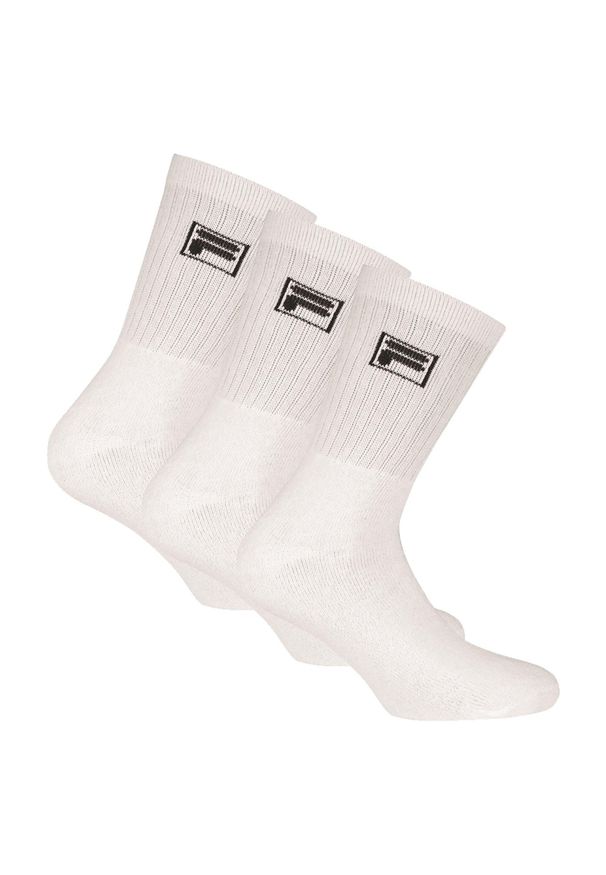 Fila Crew Tenisówki 3-Pack Unisex Białe Rozmiar 43-46. Kolor: biały. Sport: tenis