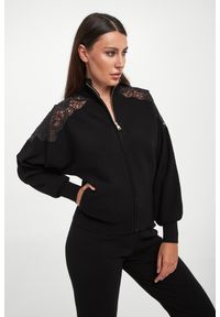 Twinset Milano - Sweter damski zapinany na zamek TWINSET