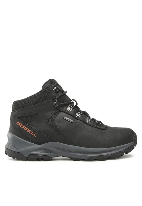 Merrell Trekkingi Erie Mis Ltr Wp J500151 Czarny. Kolor: czarny. Materiał: skóra, nubuk. Sport: turystyka piesza