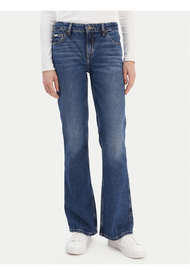 Guess Jeans Jeansy W5RA1S D5M44 Granatowy Regular Fit. Kolor: niebieski