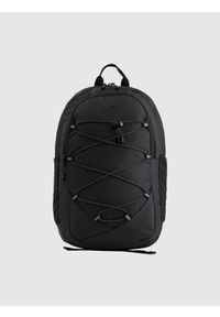 4f - 4F Plecak miejski (22 L) z kieszenią na laptop - czarny Uniwersalny. Kolor: czarny. Materiał: guma, materiał. Styl: casual #1