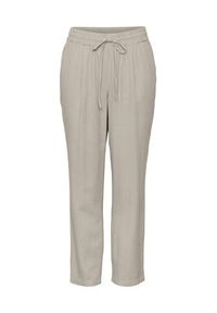 Vero Moda Spodnie materiałowe Jesmilo 10279691 Szary Regular Fit. Kolor: szary. Materiał: wiskoza, len #2