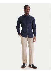 Jack & Jones Koszula Parma 12097662 Granatowy Slim Fit. Kolor: niebieski. Materiał: bawełna #2