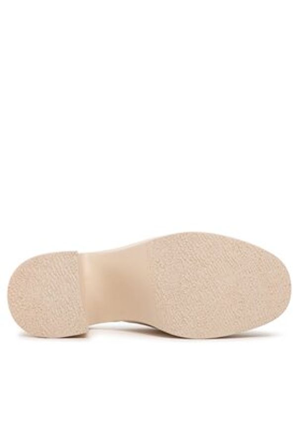 DeeZee Klapki 85819-1 Beżowy. Kolor: beżowy. Materiał: skóra