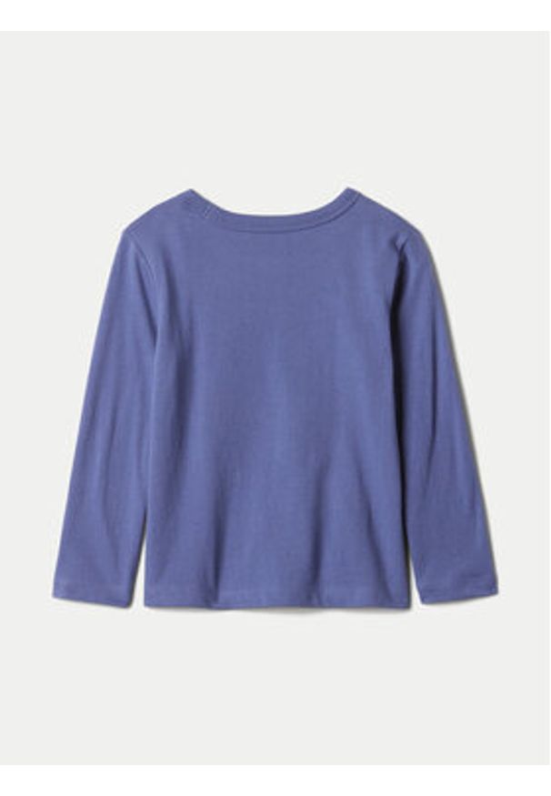 GAP - Gap Bluzka 515126-03 Niebieski Regular Fit. Kolor: niebieski. Materiał: bawełna
