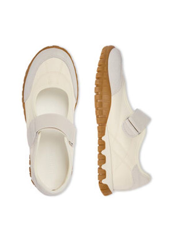 Badura Sneakersy EO-AILA-YB25D32-1 Écru. Kolor: kremowy. Materiał: materiał