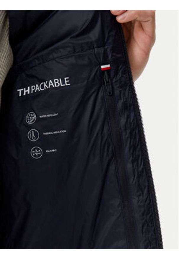 TOMMY HILFIGER - Tommy Hilfiger Kamizelka Core Packable MW0MW39989 Granatowy Regular Fit. Kolor: niebieski. Materiał: syntetyk